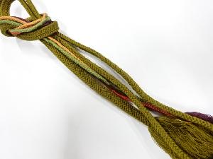 正絹　手組帯締め